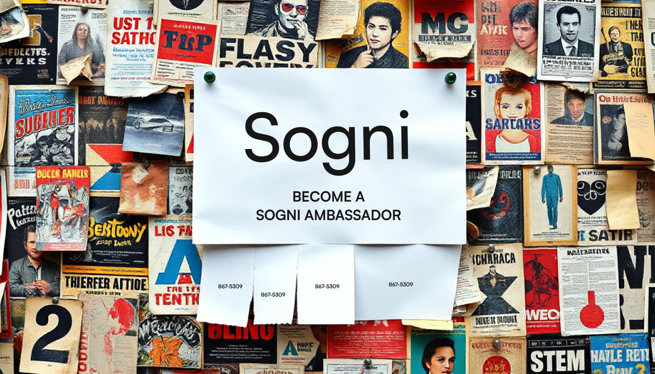 Become a Sogni Ambassador