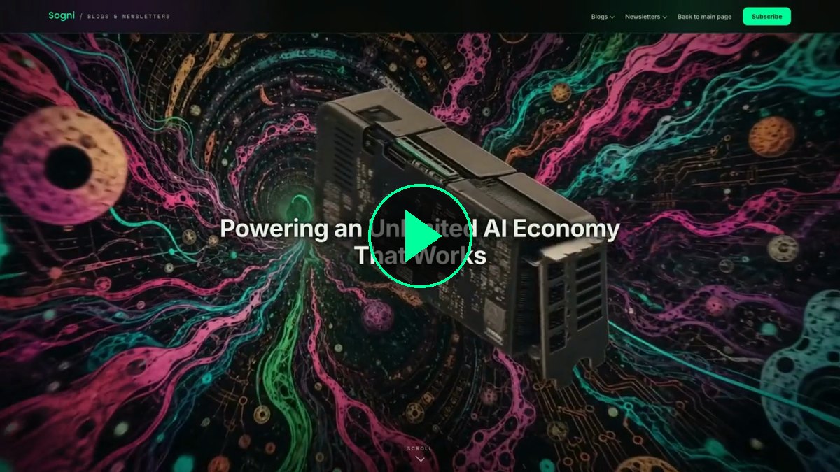 A GPU accelerating through a psychedelic tunnel as the page scrolls. Watch the video.