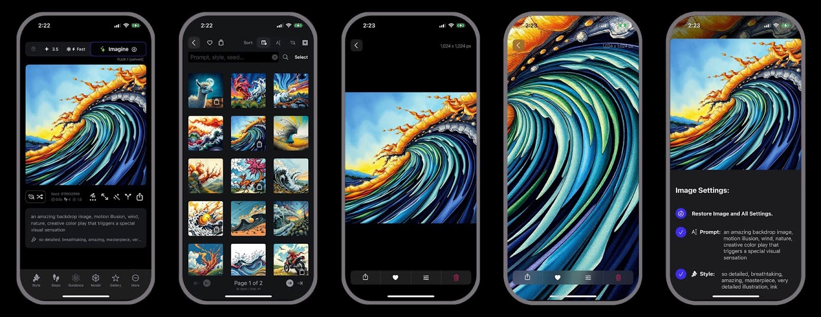 swipe flow